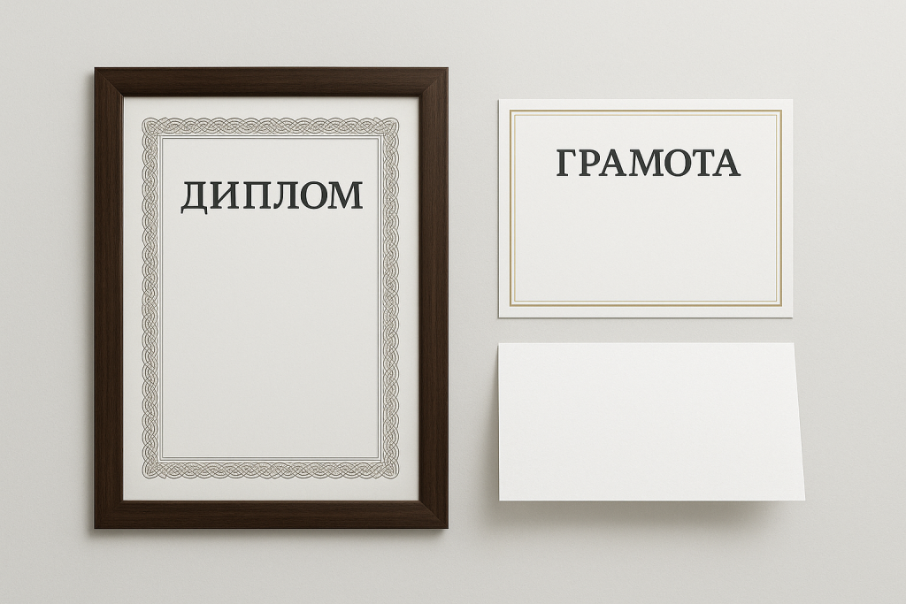 Дипломи та грамоти